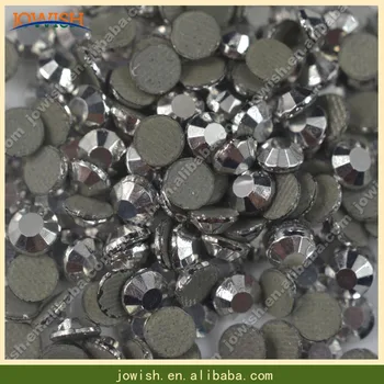 

SS10 silver Hematite Korean Stone 500gross Hotfix Rhinestone Flat back Iron On Hot Fix Strass For Transfer Designs