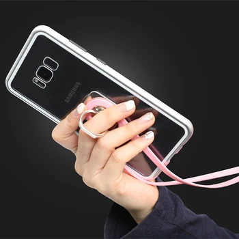 

Cell Phone Lanyard Neck Strap Leash Necklace String Detachable Retractable Silicone Universal for iPhone Samsung Galaxy Edge