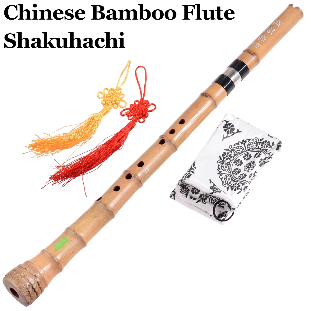 Китайская бамбуковая флейта Shakuhachi традиционный деревянный музыкальный