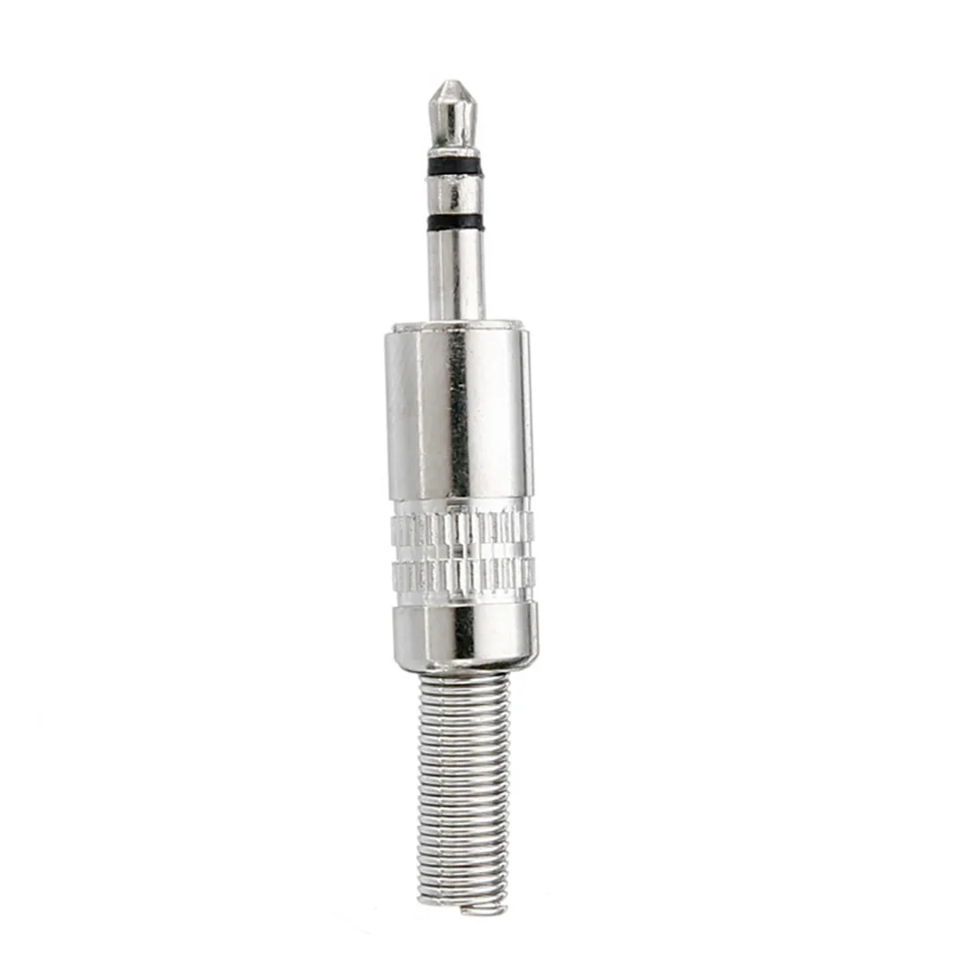 2pcs 3.5 mm Plug Audio Jack 3 Pole Earphone Stereo Audio Adapter Socket for DIY Headset Earphone Headphone Solder Connector