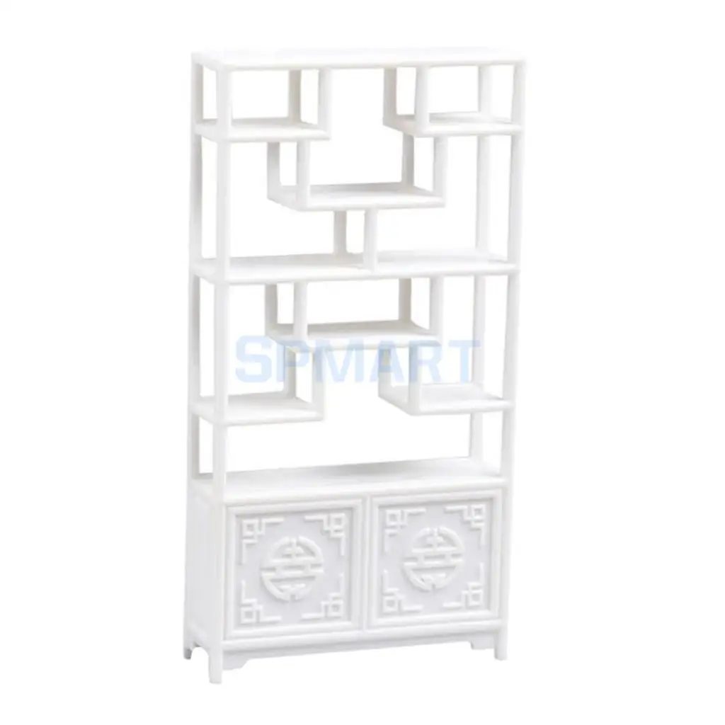 Home Furniture DIY Scenery 1/25 Scale Rack Shelf Shelves Plastic Mini Scene