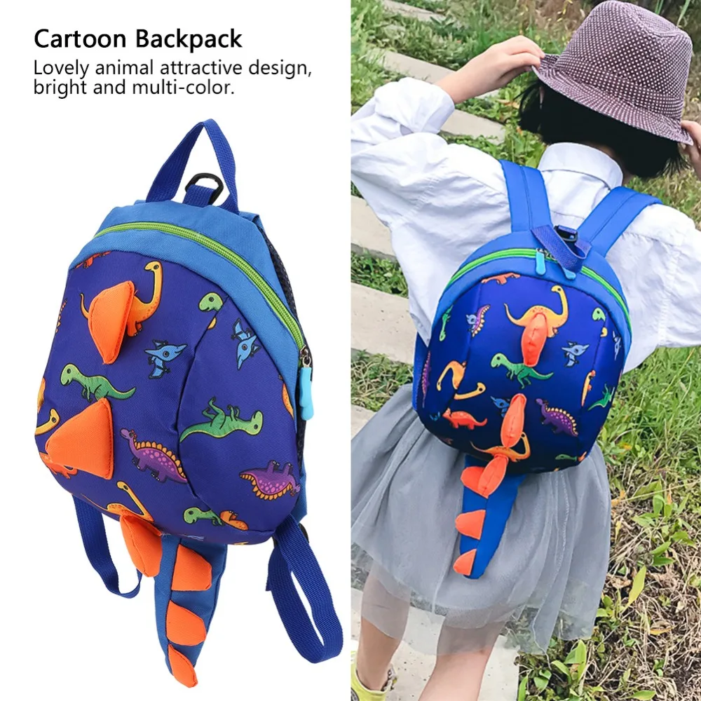 

Cute Dinosaur Baby Safety Harness Backpack Toddler Anti-lost Bag Children extremely durable sturdy and comfortable Schoolbag
