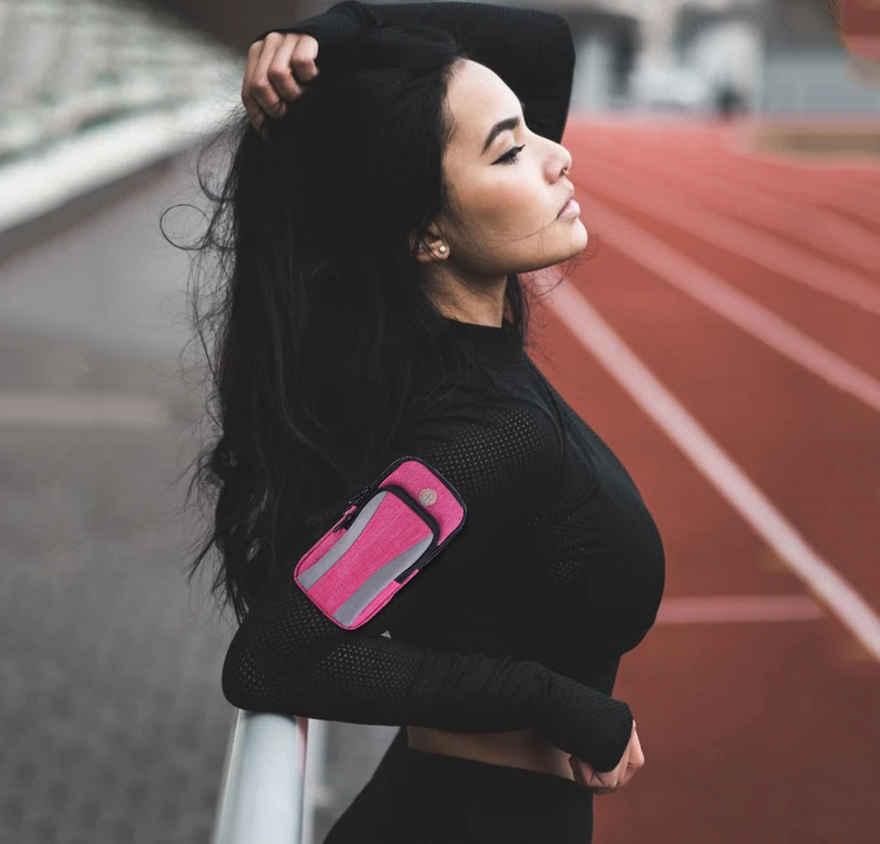 الرياضة تشغيل الشارة العالمي Sweatproof الرياضة حامل هاتف المحمول في الهواء الطلق الرياضة الهاتف حجم 6.5 بوصة الذراع pou في