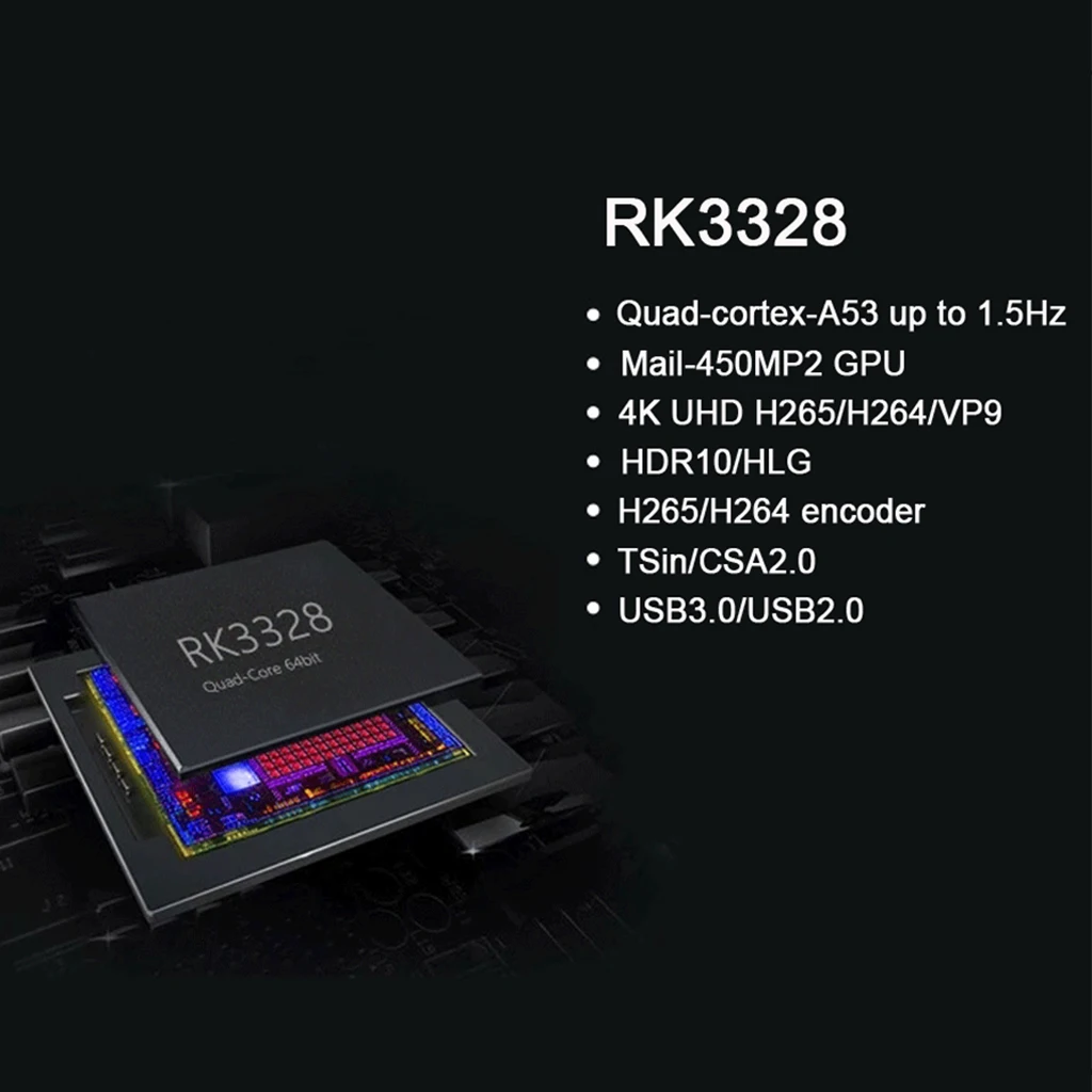 H96 Max Plus ТВ приставка Android 9,0 4 Гб ОЗУ 64 Гб ПЗУ телеприставка RK3328 2,4 г/5 ГГц Wifi 4 к H.265 медиаплеер