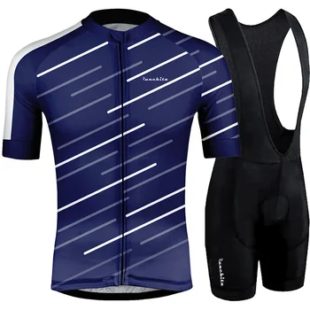

Go pro Jerseys Runchita 2019 summer Bike Clothes Short Sleeve Cycling Wear Men MTB Road Cycling Jersey Set Breathable GEL Pad