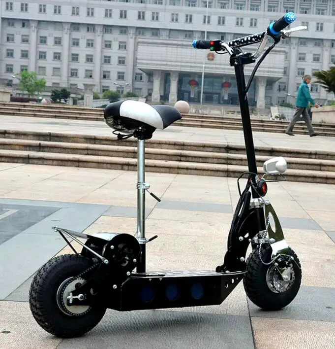 Perfect 2 Wheel Scooter Brush Motor Max Speed 30km/h Electric Skateboard Scooter Bearing capacity About 100kg Double Wheel Scooter 2