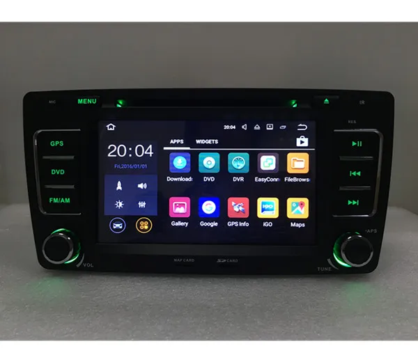 Best vw navigation Android  2G RAM  16G rom car GPS radio for Skoda Octavia Laura  GPS NAVI wifi BT 16G ROM Support DAB 4G 15