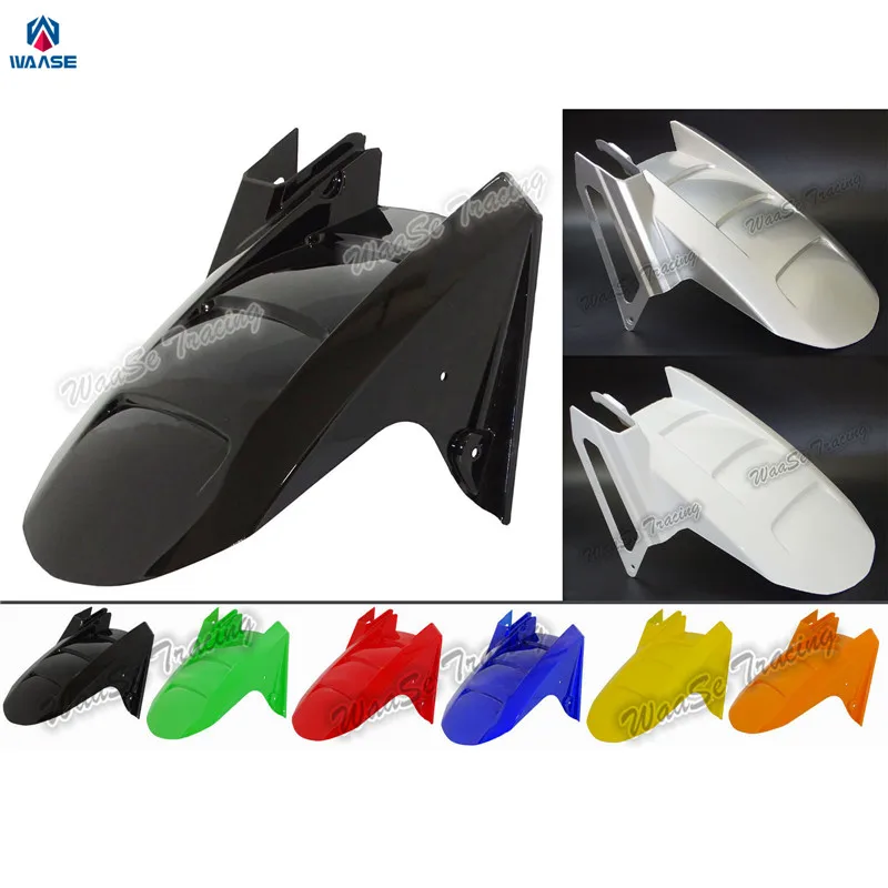 

waase ZX6R ZX636 Motorcycle Rear Wheel Hugger Fender Moto Mudguard Mud Splash Guard For Kawasaki Ninja ZX-6R ZX-636 2003 2004
