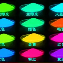 500 г/пакет Смешанный 10 светящийся порошок, супер яркая Люминесцентная пудра материал украшения, светится в темная пудра краска