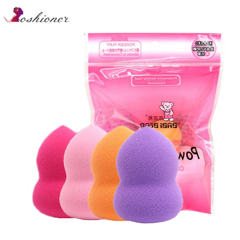 

4Pcs Foundation Sponge Facial Beauty Makeup Cosmetic Puff Base Liquid Powder Face Nose Cosmetic Tools for Make up