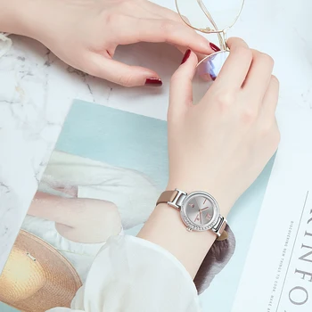 

Top Luxury Brand NAVIFORCE Fashion Casual Women's Watches Leather Women Wristwatch Lady Quartz Dress Watch Relogio Feminino 2020