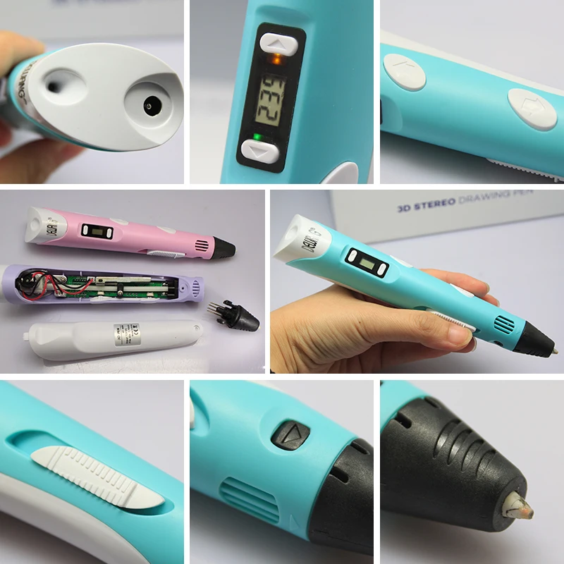 3d Pens com 100 metros de 20 Sprinkle Velocidade : Adjustable