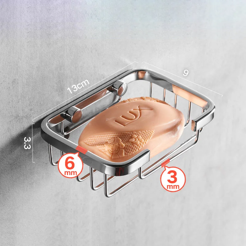 Gold 304 stainless steel soap rack free nail storage soap holder creative hanging soap drain shelves bathroom organizer Gold 304 stainless steel soap rack free nail storage soap holder creative hanging soap drain shelves bathroom organizer