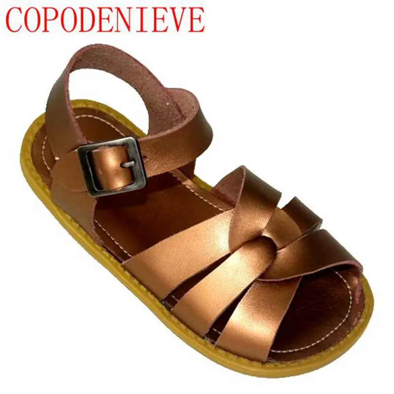 COPODENIEVE Kids shoes boys style sandals baby shoes casual sandals anti-slip hollow air sport children sandals boys sandals  (12)