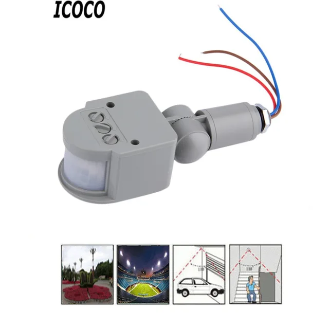 Dc12v Ac85 265v Infrared Pir Motion Sensor Switch With Led Light Dc12v Ac85 265v Infrared Pir Motion Sensor Switch With Led Light Automatic Outdoor