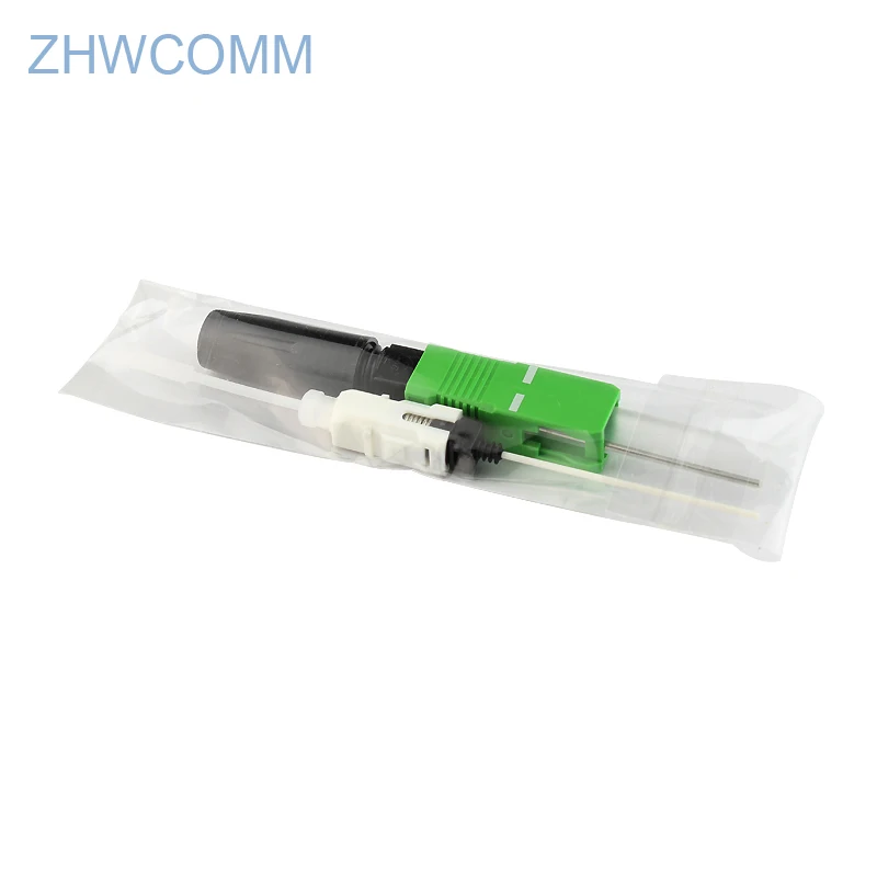 ZHWCOMM 100 шт. высокое качество SC APC горячего расплава Быстрый волоконно-оптический разъем FTTH Волоконно-оптический Быстрый разъем