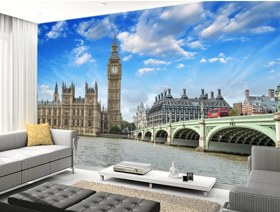 

Custom photo wallpaper,London assembly murals for apartment, house, office or retail space background wall waterproof wallpaper