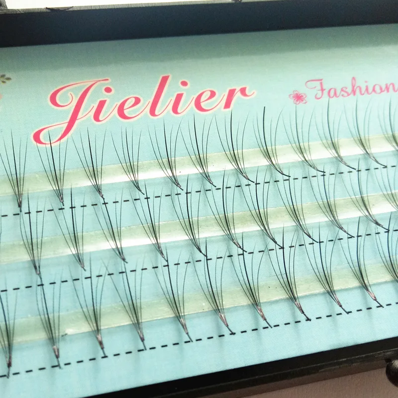 1 Case All Size eyelash extensions 5D mink black fake false eyelashes curl natural eye Grafting 4