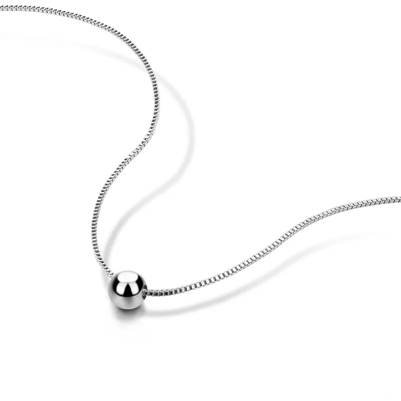 Дешево 100 Новое поступление серебряных 2018 языков я люблю романтическую любовь ожерелье кулон свадебное ожерелье маленький шар ожерелье ювелирные ...