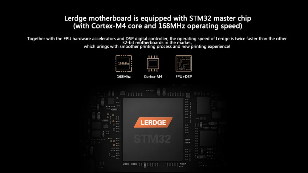 3 комплекта/партия DSWAY 3D-принтеры плата Материнская плата Lerdge-X ARM 32-битный контроллер с 3," TFT для обучения DIY 3D-принтеры