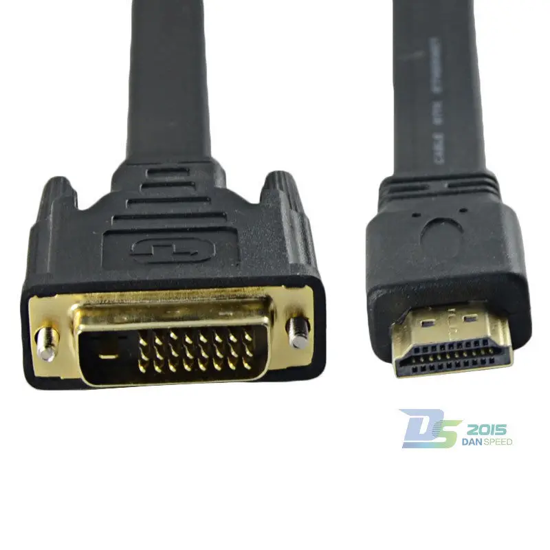 DANSPEED 30 см 1Ft HDMI мужчин и DVI-D 24+ 1 Pin Мужской видео адаптер цифровой кабель для HDTV DVD Xbox