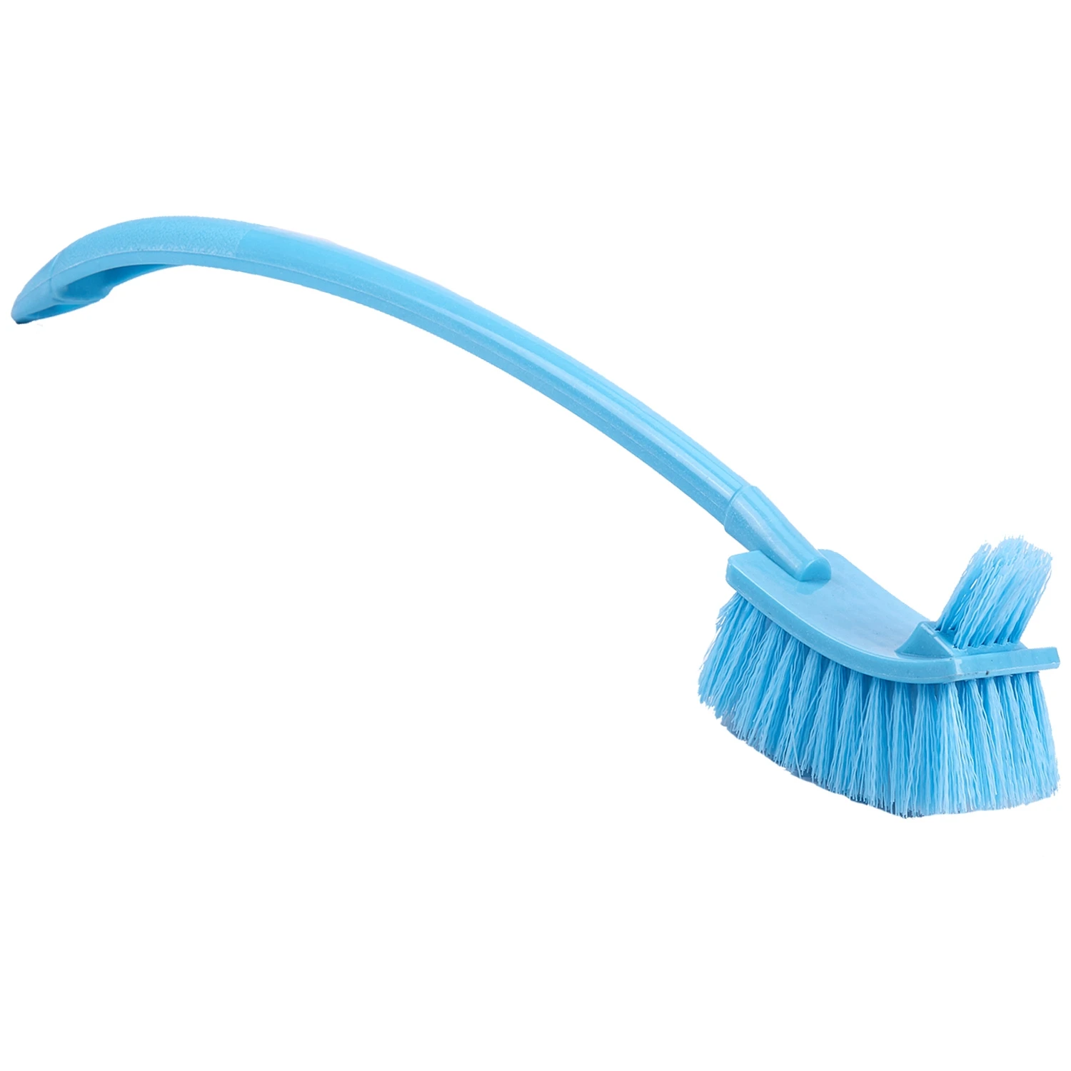 Портативная Двухсторонняя щетка для унитаза пластиковая длинная ручка для ванной комнаты жесткий очищающий щетка Energy Class A blue