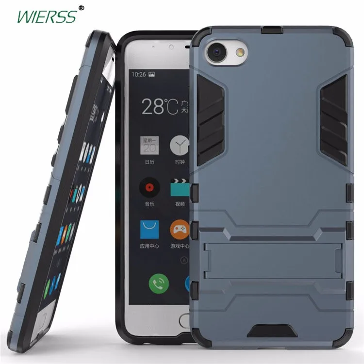 meizu phone case with stones black 3D Shockproof Stand Case for Meizu m6 note Combo Armor CASE Case Cover meizu phone case with stones craft