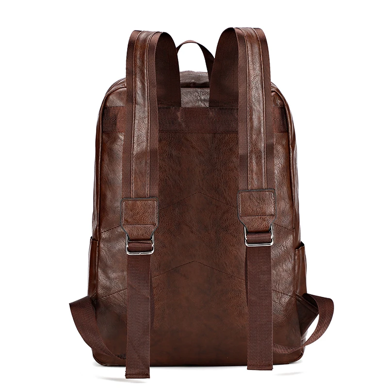 Portátil de Mochila de cuero de los hombres 15,6 Anti robo de viaje impermeable de la escuela Mochila Colegio Mochila masculina Mochila de hombre 2019 Portátil de Mochila de cuero de los hombres 15,6 Anti robo de viaje impermeable de la escuela Mochila Colegio Mochila masculina Mochila de hombre 2019