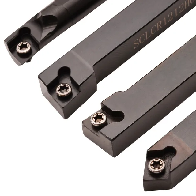 SRACR1212H06 Porte-outils De Tour Avec Inserts RCMT0602MO, Barre D