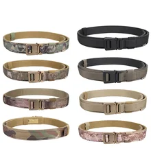 Высококачественный 1.5-дюймовый съемки Тактические пояса Нейлон Износостойкие пояс металлической пряжкой открытый защиты Live CS Охота ремень