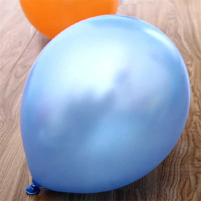 Хорошее качество 50 шт./упак. 12 дюймов 2,8g резиновые надувные шарики для праздника, дня рождения, свадьбы, вечерние декоративные игрушки перламутровый шар подарками шарами - Цвет: Небесно-голубой