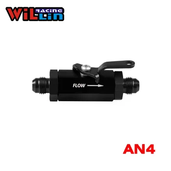 

WILLIN - AN4 AN04 - 4 AN Shut Off Valve Fitting Aluminum Shut Off Valve Adapter WLPV72-04