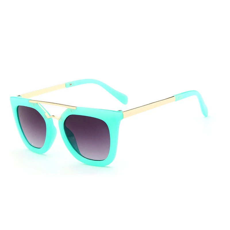 Iboode очки детские двухлучевой детей для маленьких мальчиков девочек UV400 защиты солнцезащитные очки большая затененная оправа Óculos gafas-де-сол - Цвет линз: T5