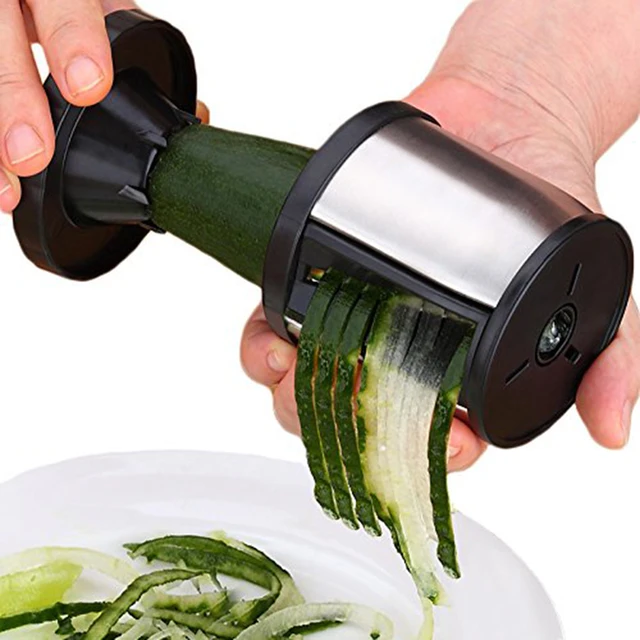 Spiral Vegetable Slicer Vegetable Spiralizer Spiral Slicer Cutter Zoodle  Slicer