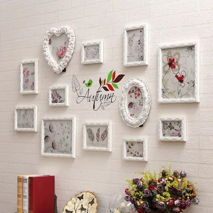 

European photo frame wall decoration living room carved photo wall creative wall-mounted bedroom photo frame