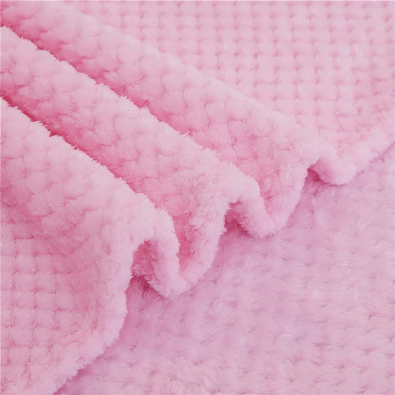 Японский стиль коралловый флис фланелевое одеяло s сплошной розовый летний плед Зимний диван покрывало простыня путешествия одеяло для путешествия на самолете на кровать