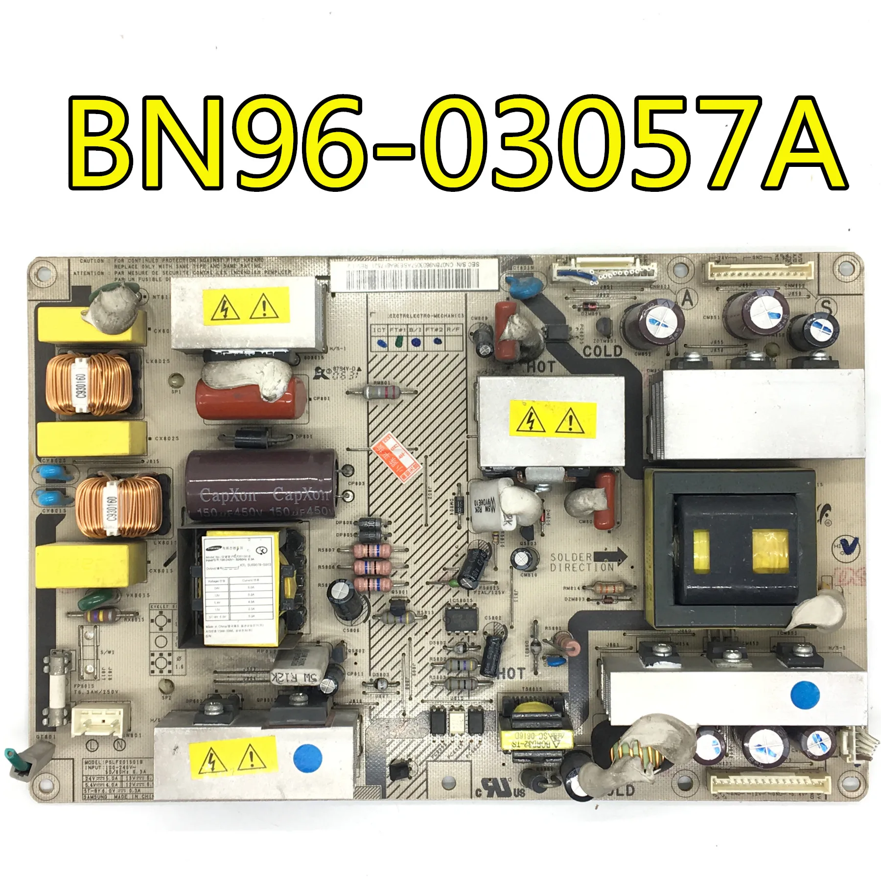 Оригинальный 100% тест для samgsung LA32S71B силовая плата BN96-03057A PSLF201501B | Электроника