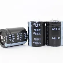 390 мкФ 400V Алюминий электролитический конденсатор с алюминиевой крышкой, 400V 390 мкФ 30*40 мм