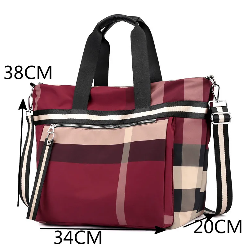 Высококачественная холщовая сумка-мессенджер для женщин, нейлоновая женская сумка через плечо, женские ручные сумки для девушек