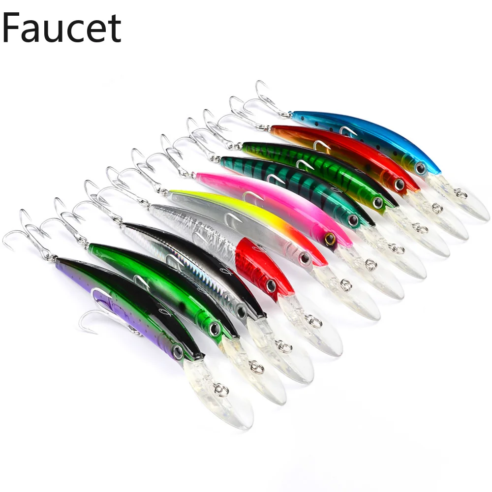 

Amlucas Fishing Lure Hard Bait 9.5cm 9g Minnow Crankbait Wobblers Peche Bass Artificial Baits Pike Carp Lures Swimbait WW165