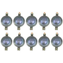 10 шт. 44,4 мм динамик звуковая катушка синяя пленка 44,5 мм 44 ядро рупорный твитер драйвер диафрагма Высокочастотный динамик ремонт DIY 8OHM