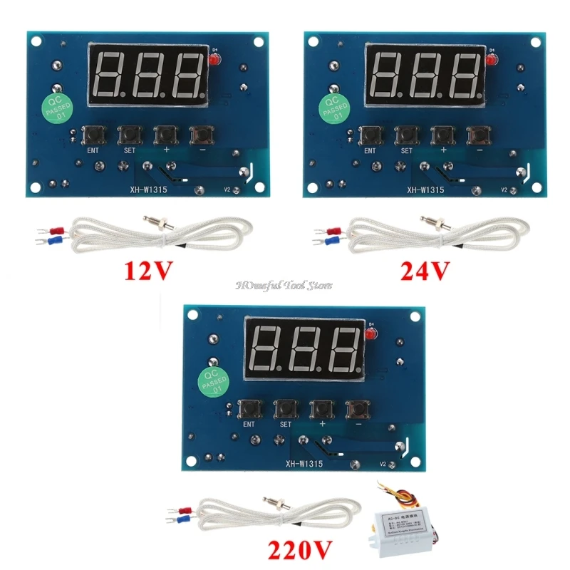 Цифровой термостат k-типа модуль переменного тока 220 V/DC 12 V/24 V от 30 до+ 999 градусов плата контроллера Dls HOmeful