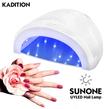 Kadition солнце-одна 2-в-1 светодиодный/УФ-лампа 30 светодиодный s УФ лампа 48 Вт Сушилка для ногтей Гель-лак для ногтей, лак для ногтей с таймером buttom Сенсор, маникюр, машинка для маникюра