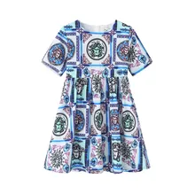 Костюм принцессы; коллекция года; летнее платье для девочек; платье принцессы с цветочным принтом; платья для малышей; детская одежда для детей 2-10 лет