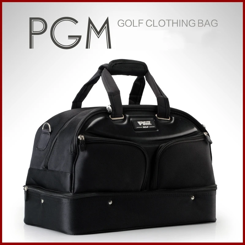 

PGM Top Quality Golf Clothing Bag For Man Waterproof Nylon High Capacity Durable Golf Bag Capacity Double Layer Shoes Handbag