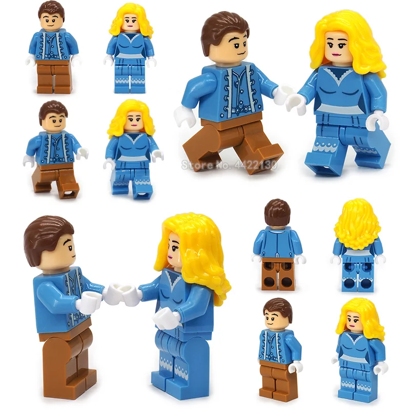 

City Figures Frozens The Filmds Building Blocks Series Mini Princess Prince Assemble Model Prom Scenes Toys Gift Toy legoinglys