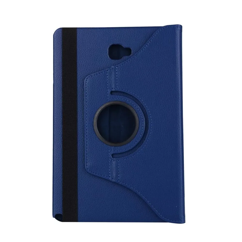

Case Cover For samsung galaxy tab 10.1'' P580 P583 P585 S-pen SM-P580 360 Degree Rotating Litchi Folio Stand PU Leather Skin+PEN