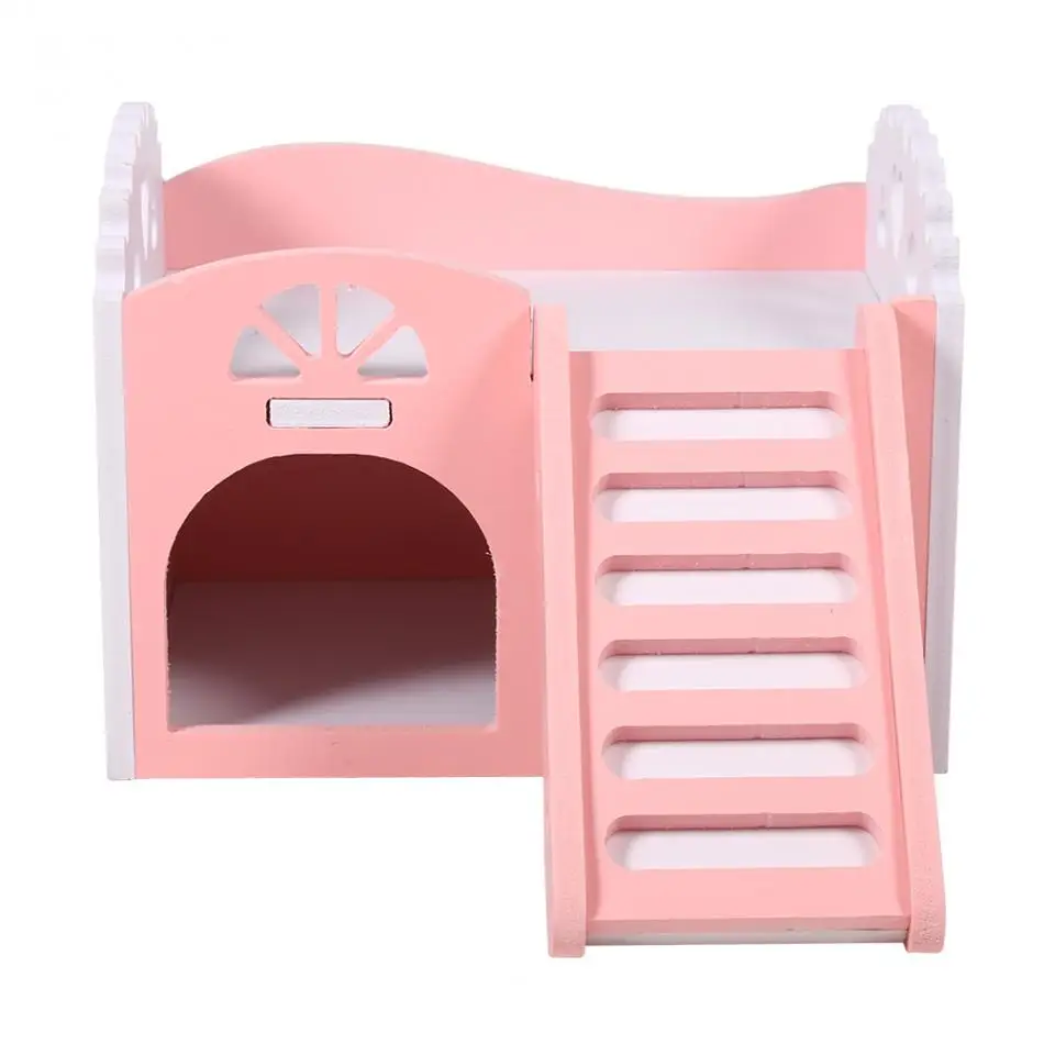 

Gifts for Kids Pet Hamster Rat Guinea Pig Small Animal Castle Sleeping House Nest Exercise Toy