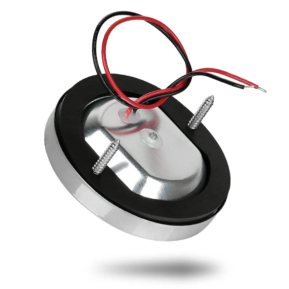 BOAT MARINE 3/" Diameter Stainless Steel Round Transom Mount Navigation Light