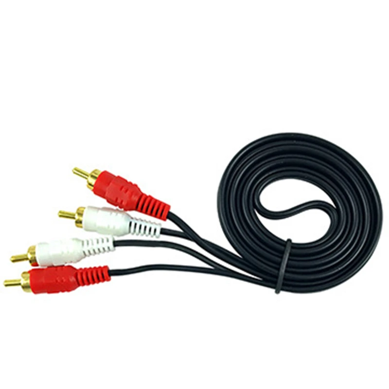 Rankman 2RCA to 2RCA Jack Stereo AUX RCA Audio Cable for Laptop DVD TV Speaker 1.5/3/5m